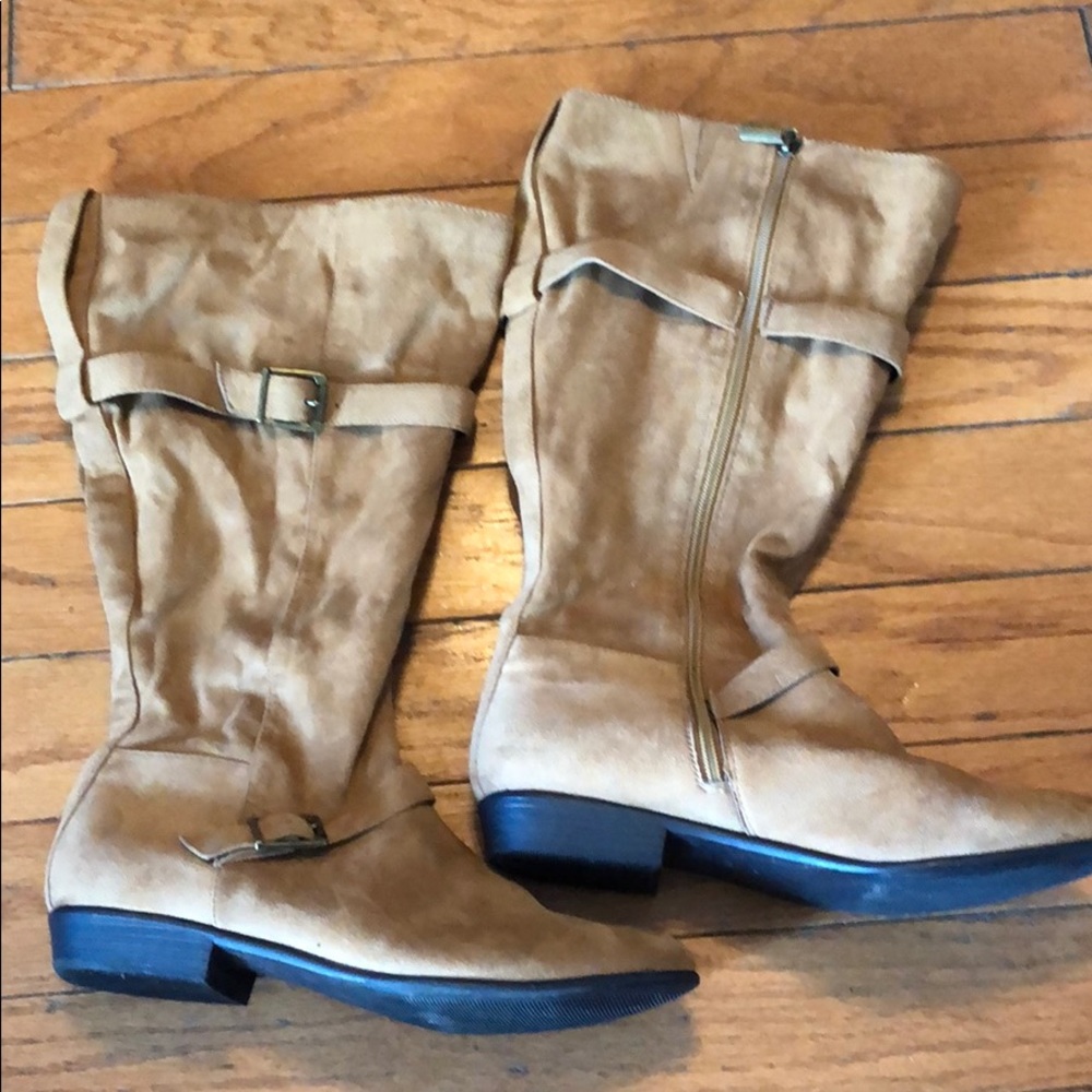Comfortview knee high boots size 9ww